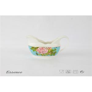 Custom Printing New Bone China Dinnerware Sets Waving Rim For Wedding Banquet