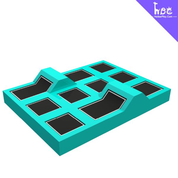 Buy Indoor Trampoline Playsets with Climbing Wall and Accessories at wholesale prices