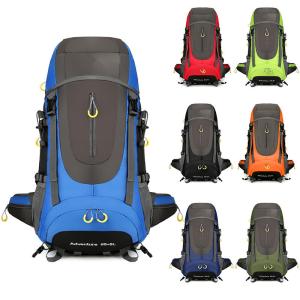 Waterproof Top Side Lightweight Hiking Backpack With Back Hiding Zipper