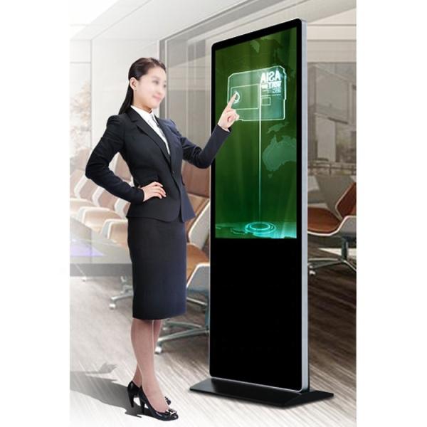 Buy 43" inch floor stand TFT LED LCD capacitive multi touch kiosk self-service terminal PC with embedded Android or Win10/11 PC at wholesale prices