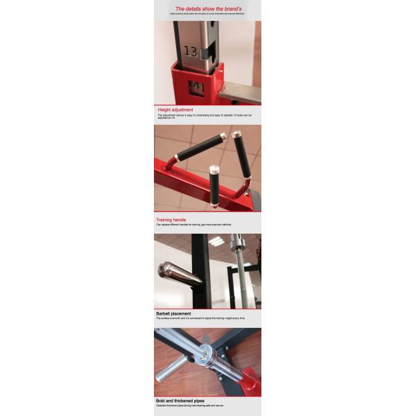 Multi Station Body Fit Commercial Power Squat Rack With Logo Customized