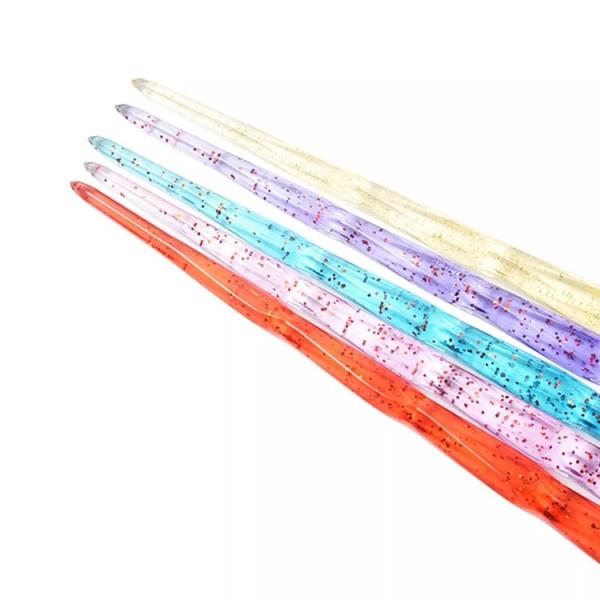 Professional Nylon Brush 5 Colors Acrylic Liner Nail Drawing Pen for Detail Design