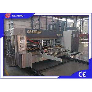 Lead Edge Feeding Corrugated Carton Printer Slotter Die Cutter Machine For 2