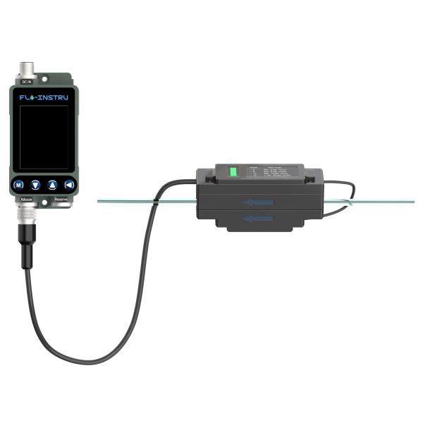TM605C Clip On Ultrasonic Flow Meter for Chemical Production Process Real-Time