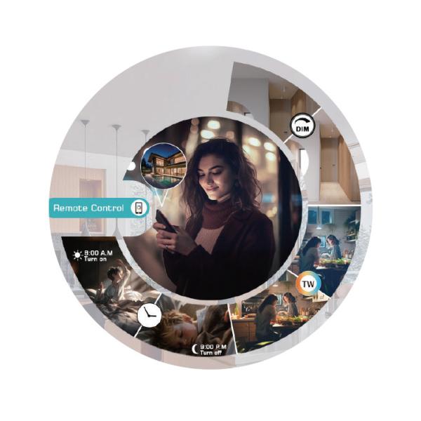 Smart Centralized Control Magnetic LED Track Light 30W 48V DC