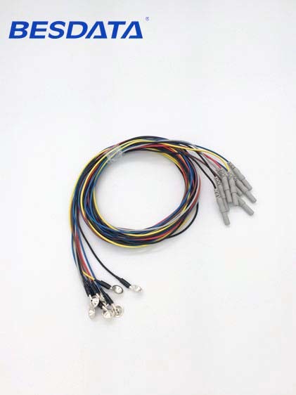 10/8 MM EEG Electrodes And Cables For portable EEG Medical Equipment