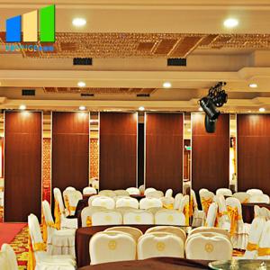 Theater Folding Partition Walls Aluminum Track Wooden Gypsum Board Wall