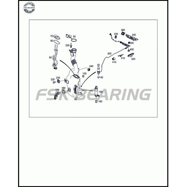 Mercedes-Benz A2218690121 A2108690821 Wiper Water Spray Motor