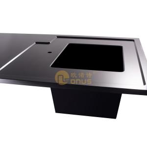 Black Laboratory Countertops With Molded Marine Edge 2480 * 1580mm