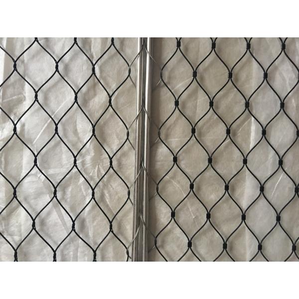 X Tend Black Oxide Wire Rope , Stainless Steel Wire Rope Mesh Fence