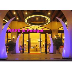 2.5m 3m Aero Cone Inflatable Lighting Decoration With LED100W For Social