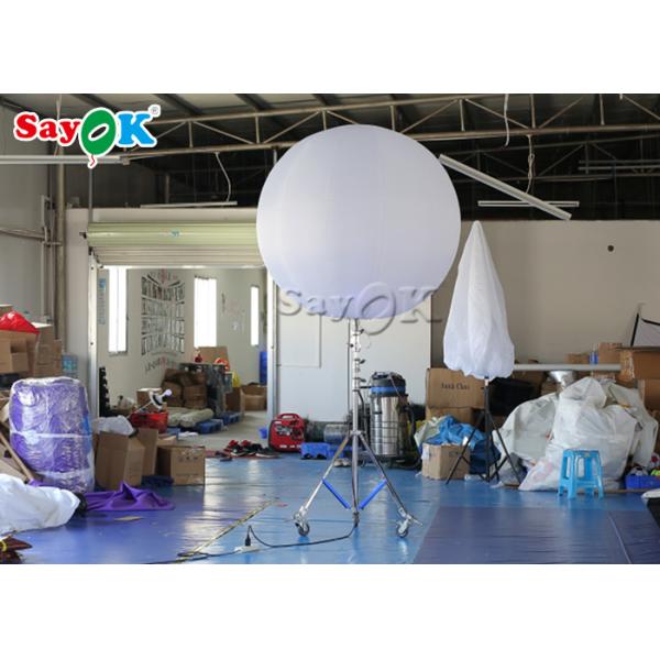 Damp - Proof Inflatable Lighting Decoration / Inflatable Tripod Ball