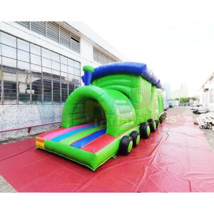 Train Bouncy Castle 13.2X4.7X3M Inflatable Obstacle Course