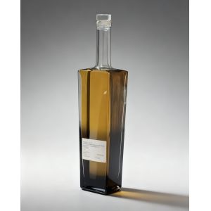 700ml Square Whiskey Glass Bottle -Customization, Super Flint Glass Bottle,