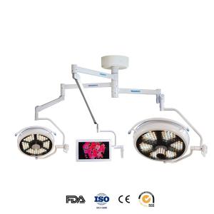 Quality 140000 Lux 180 Pcs LED Operating Room Lights Double Dome With Camera And Display for sale