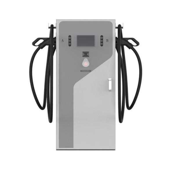 Buy 20KW 30KW 40KW 60KW 380V GBT CCS1 CHAdeMO CCS2 Connector Double Single Gun Fast DC EV Charging Station with OCPP at wholesale prices