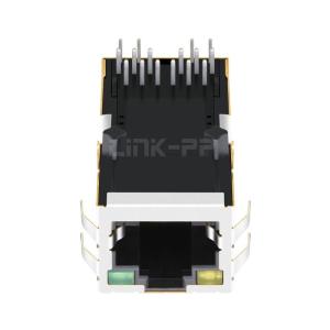 LPJK4071AGNL 100/1000 Base-T Tab Up Yellow/Green Led 1x1 Port Shielded Connector