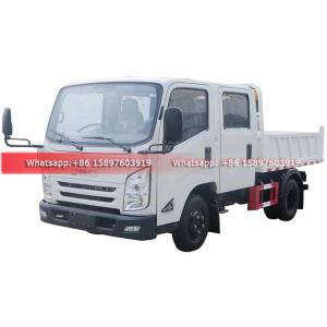 Cheaper Price Mini Small JMC Carrying Plus Double Row Cabin Tipper Truck 4 Tons