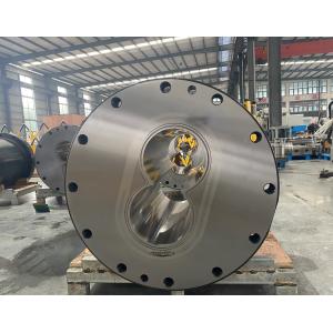 Vacuum Quenching Aluminium Bronze Extruder Screw Elements 2 Flighted