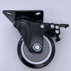 8'' Heavy Duty PU Caster with Total Lock Brake