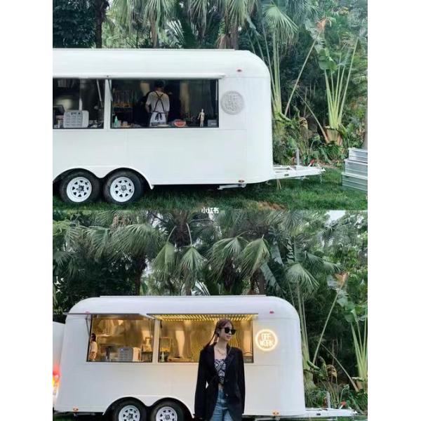 1.5KW-4.5kw Mini Stainless Steel Mobile Hotdog Fast Food Cart