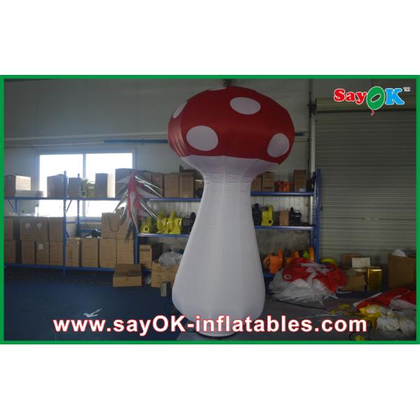 Red / White Lighted Yard Decorations With Led Bulbs Advertisement Use