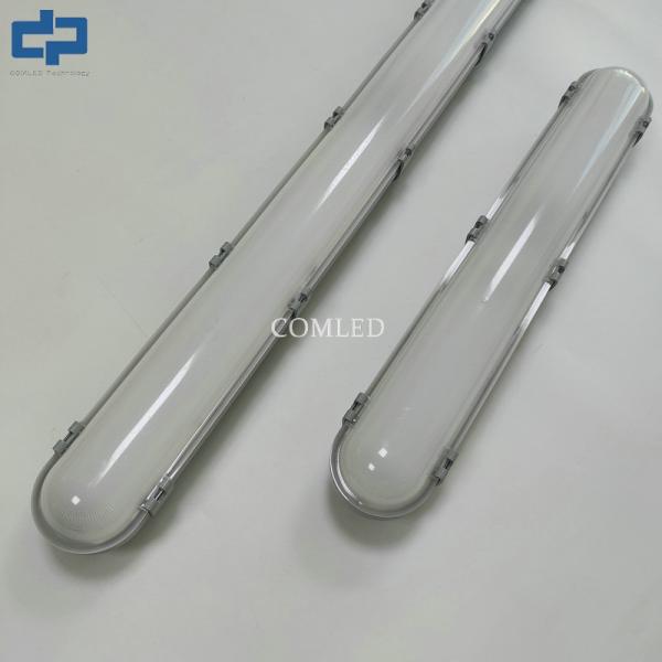 Buy 4FT Industrial Tri-Proof Batten Light Dimmable parking lot Compact LED Betten fixture CE SAA Approved Tri-Proof Linear Light Fitting sensor dimming Vapor Proof LED battens at wholesale prices