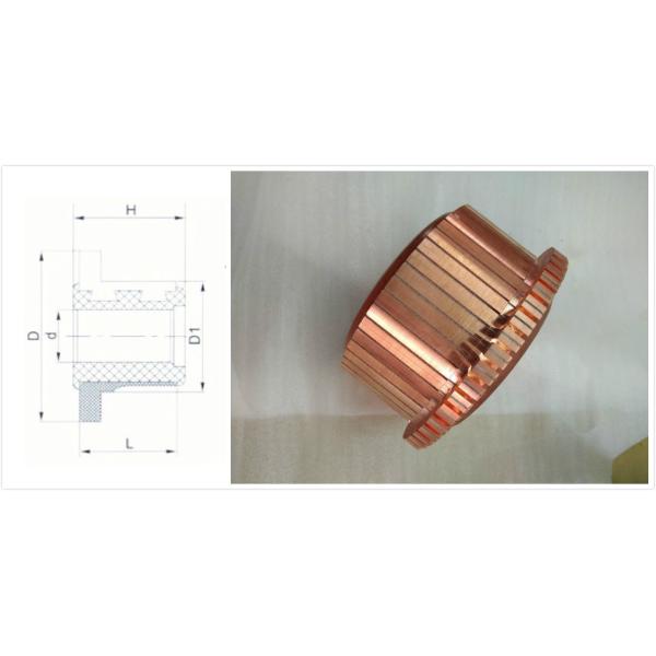 DC Traction Motor XQ Series Commutator 51 Segments For Electric Flatbed Truck