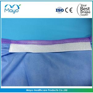 SMS SMMS Surgical Gown Non Woven Blue Disposable Surgical Gowns