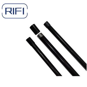 25mm BS4568 BS31 GI Conduit Pipe Black Powder Coated Steel Metric Threaded