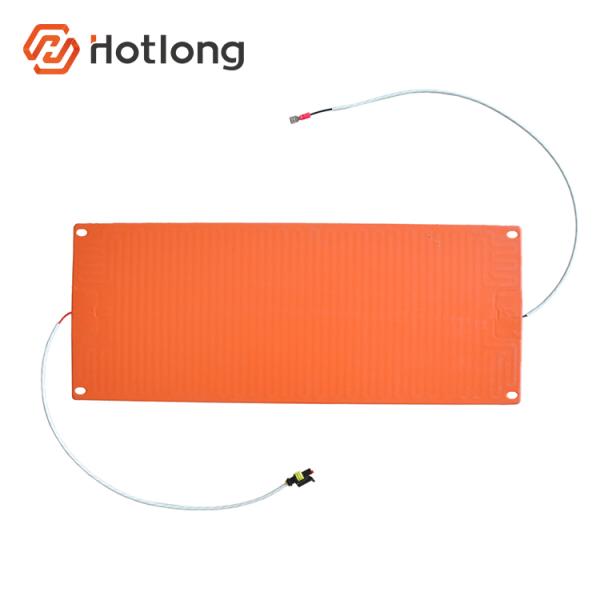 Thin Lightweight Curved Fiberglass Reinforced Silicone Rubber Heater