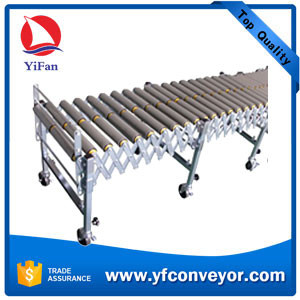 Gravity Flexible Extendable PVC Roller Conveyor