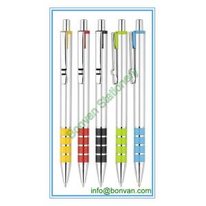 Quality advertising retractable pen, aluminum body promotional pen for sale