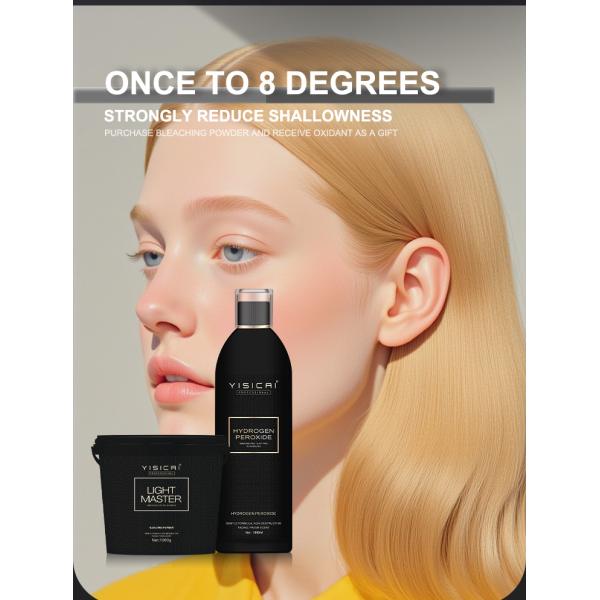 Hair bleaching powder application process