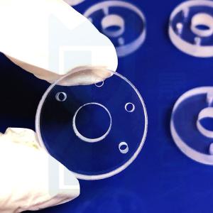 Uv Optical Quartz Glass Crystal Plate Transparent Thin 100mm