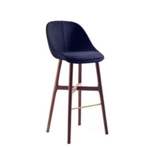 China 108cm Wooden Leg Bar Height Chairs on sale