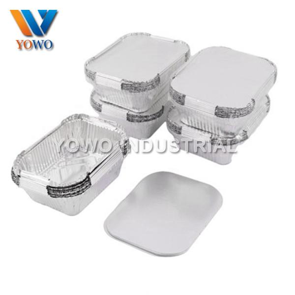 Buy 2 Compartment 1.5lb 24oz Disposable Aluminum Foil Food Containers at wholesale prices