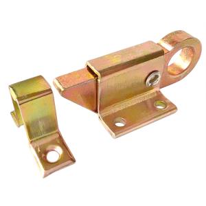 Quality Heavy Duty Brass Sliding Door Bolt Lock Yellow White Zinc 68mm for sale