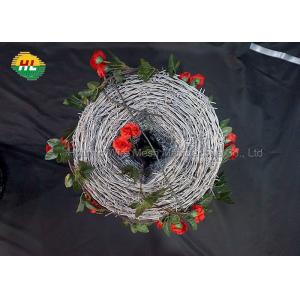 China High Tensile 15BWG Galvanized Barbed Wire Fence Roll 200m Coil on sale