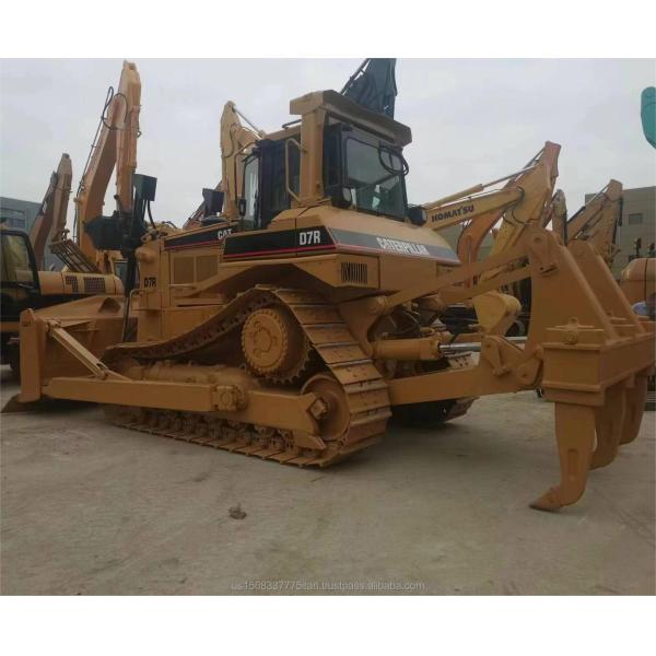 Used Cat D7R Bulldozer with Original Hydraulic Cylinder 23400 KG Construction Machine