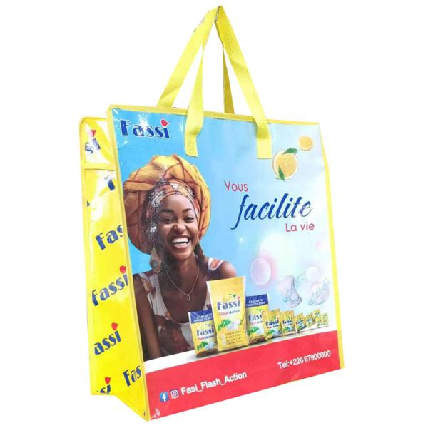 Waterproof Daily Package Pp Shopping Bag With Adjustable Shoulder Strap PVC