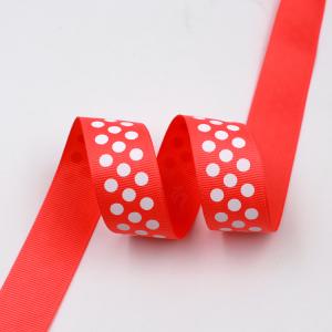 logo dot printed ribbon silk screen