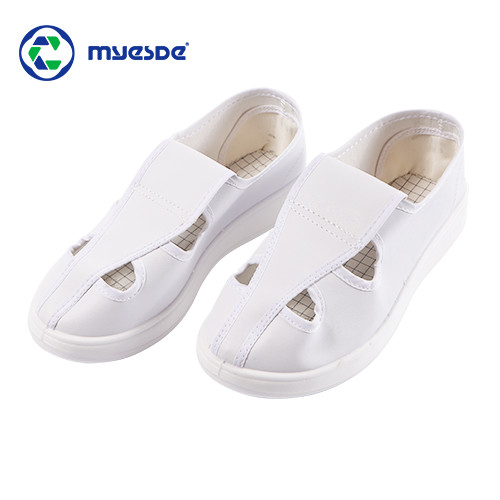 esd clean room shoes Factory Manufacture Four Hole PU/PVC Anti-static cleanroom esd safety shoes
