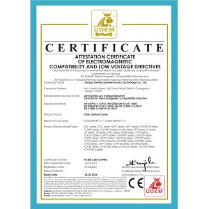 Jiangsu Dierite Optoelectronics Technology Co.,Ltd. Certifications