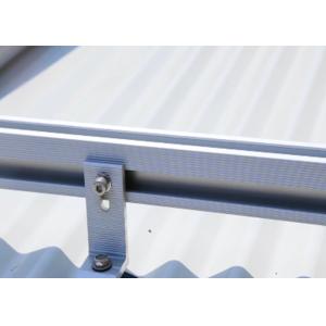 60° Angle Anodized SUS304 Flat Roof Solar Mounting System