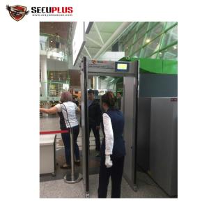24 Zones Walk Through Metal Detector , Archway Metal Detector With LCD Display