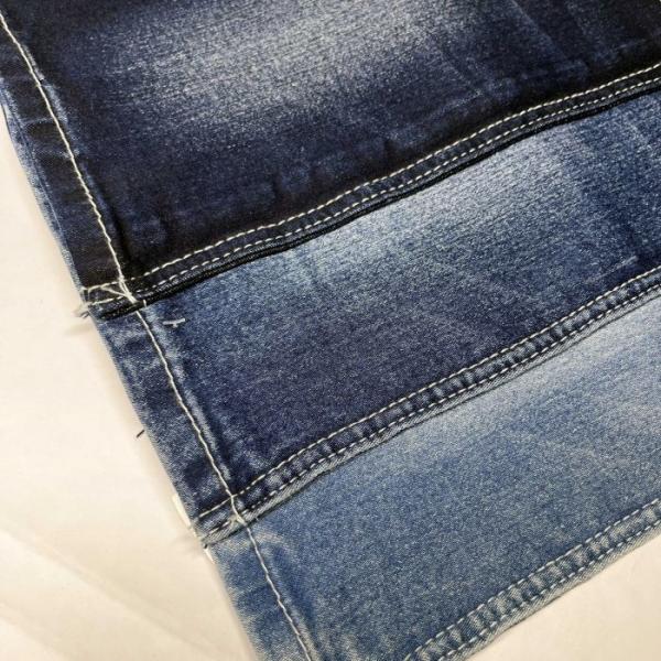 Buy TR Blue Twill Denim Fabric 10.6 Oz Super Soft Yarn at wholesale prices