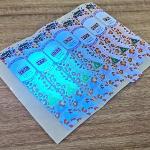 Customized Holographic Label Vinyl Material Glossy/Matt Surface