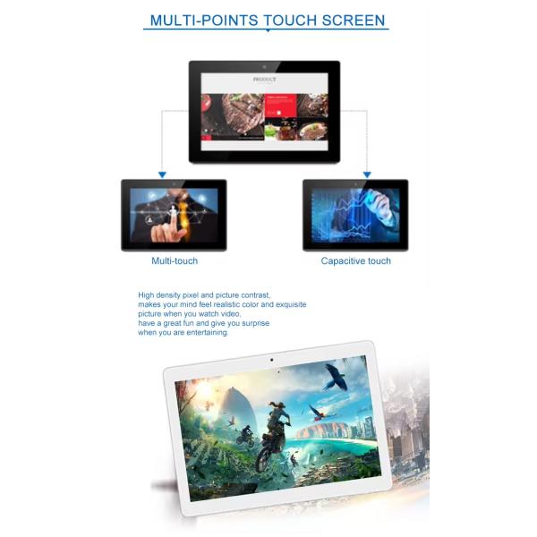 10.1inch wall mount Commercial poster Display Digital signage android tablet pc POE NFC Camera Touch screen for shopping mall