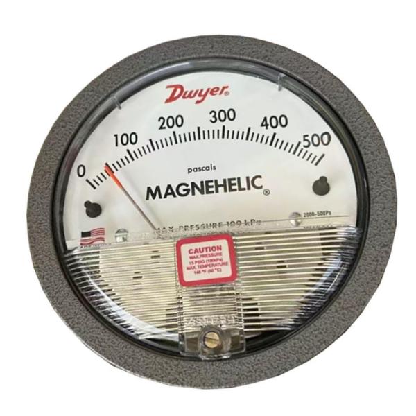 Brand New Original Genuine D Wyer- Mechanical Differential Pressure Gauge MAGNEHELIC Differential Pressure Gauge 0-500 Pa